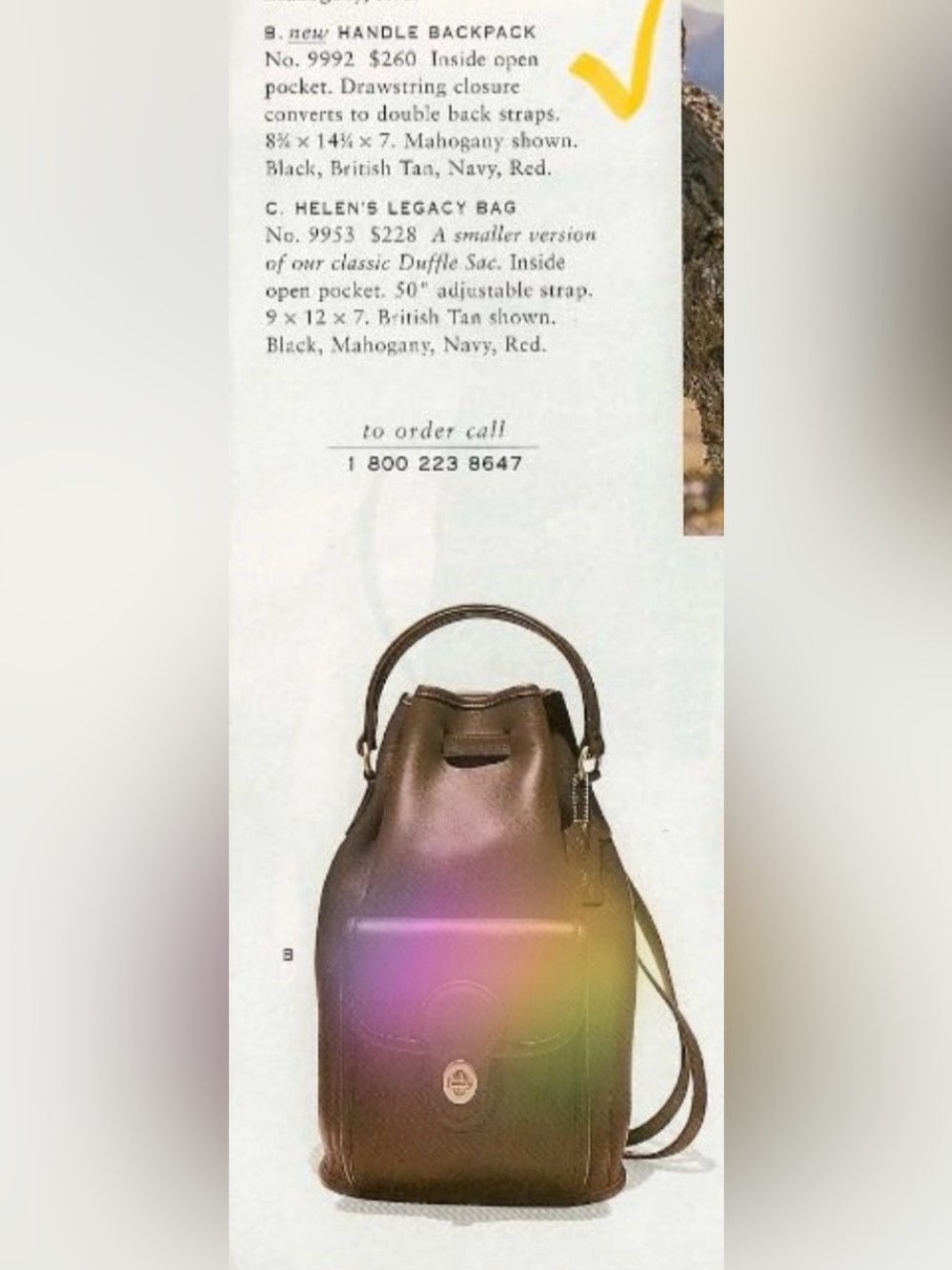Vintage Coach Handle Backpack #9992 🔥❤️❤️ - Picture 11 of 11